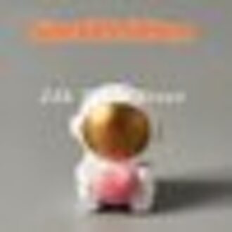 Hars Astronaut Beeldjes Ruimtevaarder Met Maan Sculptuur Decoratieve Miniaturen Kosmonaut Standbeelden