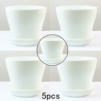 Hars Bloempotten Home Outdoor Decor Pp Uitstekende Corrosiebestendig Ademend wit