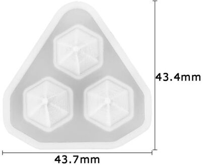 Hars Diamant Siliconen Mal Casting Mallen Voor Epoxy Uv Diy Hanger Hars Sieraden Maken Sieraden Gereedschap Mallen
