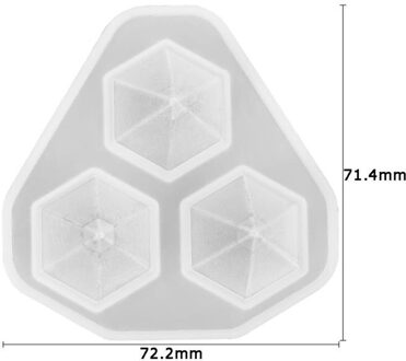 Hars Diamant Siliconen Mal Casting Mallen Voor Epoxy Uv Diy Hanger Hars Sieraden Maken Sieraden Gereedschap Mallen