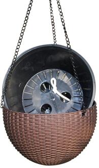 Hars Hangen Plant Bloem Opknoping Potten Mand Plant Hanger Outdoor Opknoping Pot Mand Houder Voor Tuin Countyard Wanddecoratie 06