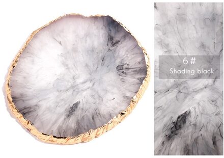 Hars Imitatie Agaat Nagel Kleur Verf Palet Houder Tekening Nail Art Color Display kleur 1