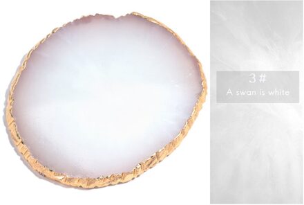 Hars Imitatie Agaat Nagel Kleur Verf Palet Houder Tekening Nail Art Color Display kleur 4