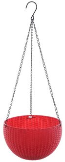 Hars Plant Bloem Opknoping Pot Mand Indoor Plant Hanger Outdoor Opknoping Pot Holder Home Decor Tuin rood