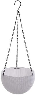 Hars Plant Bloem Opknoping Pot Mand Indoor Plant Hanger Outdoor Opknoping Pot Holder Home Decor Tuin wit