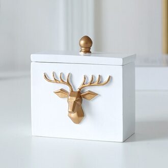 Hars Wattenstaafje Bal Pad Houder Decoratie, Tandenstoker Box Make-Up Organizer, Badkamer Containers Dispenser Voor Tandenstokers