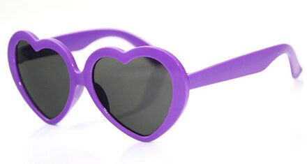 Hart Kids Zonnebril Kinderen Retro Leuke Zon Cartoon Brilmontuur Meisjes Jongens Baby Brillen Mode Trends Paars