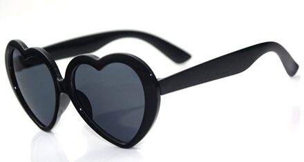 Hart Kids Zonnebril Kinderen Retro Leuke Zon Cartoon Brilmontuur Meisjes Jongens Baby Brillen Mode Trends zwart