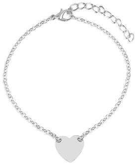 Hart Manchet Armbanden Voor Vrouwen Meisjes Goud Zilver Kleur Metalen Armbanden Statement Sieraden