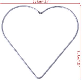 Hart Metalen Dream Catcher Dreamcatcher Ring Macrame Craft Hoepel Diy Accessoires 03