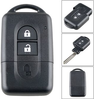 Hart Paard 2 Knoppen Foldi2 Knop Vervangende Afstandsbediening Autosleutel Shell Case Houder Voor Nissan Micra Xtrail Juke Qashqai J11 sunny