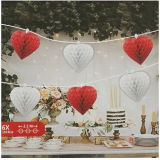 Hart Papier Keten Ornament (2 Meter)