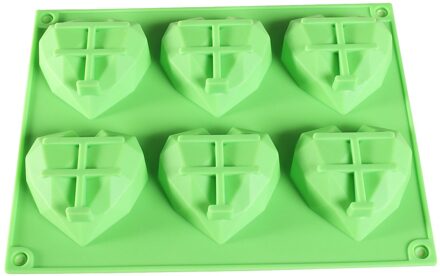 Hart Ronde Bloemvorm Lolly Siliconen Mal Bakvormen 3D Handgemaakte Diy Sticks Lolly Snoep Chocolade Taart Decoreren Mallen