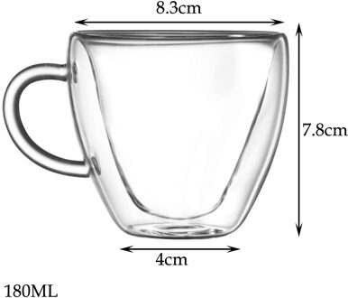 Hart Voorkomen Brandwonden Cartoon Mooie Dubbele Glas Melk Koffie Cup Met Ronde Mond Voorkomen Brandwonden Cartoon Verbranden Cartoon