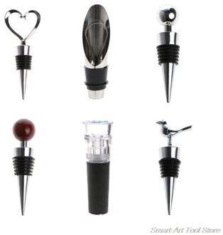 Hart Vormige Twist Draad Wine Bottle Stopper Voor Bar F17 21