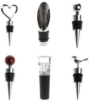 Hart Vormige Twist Draad Wine Bottle Stopper Voor Bar
