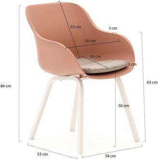 Hartman Le Soleil/Sora ø127cm dining tuinset 5-delig - Laagste prijsgarantie! Wit