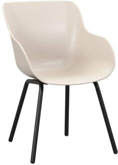 Hartman Leen Bakker - Hartman Kuipstoel Amaya - /aluminium - Zand - Kunststof - Beige - 50x55x85 Cm