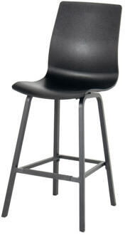 Hartman Outdoor Barkruk 'Sophie Wave' kleur Antraciet (zithoogte 77cm)