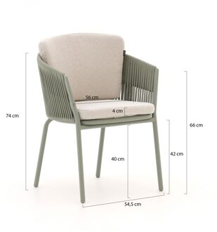 Hartman Sevilla dining tuinstoel - Laagste prijsgarantie! Groen