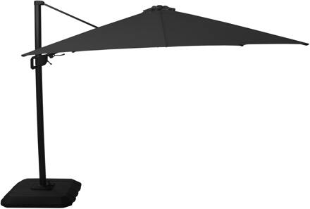 Hartman Shadowflex Deluxe Zweefparasol - 300 X 300 Cm - Royal Grey Grijs