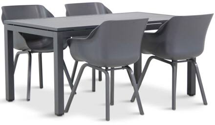 Hartman Sophie element/Concept 160 cm dining tuinset 5-delig Grijs-antraciet