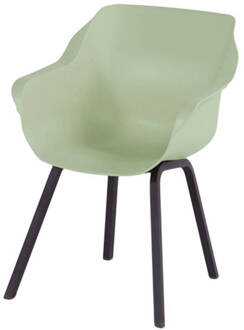 Hartman Sophie Element dining armstoel - French Green - Alu poot Groen