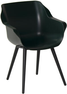 Hartman Sophie Studio dining armstoel - Night Green - Alu poot Groen