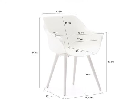 Hartman Sophie Studio/ROUGH-S 220cm dining tuinset 7-delig - Laagste prijsgarantie! Bruin
