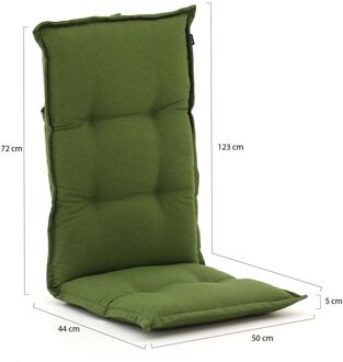 Hartman tuinkussen hoge rug 123x50cm - Laagste prijsgarantie! Groen