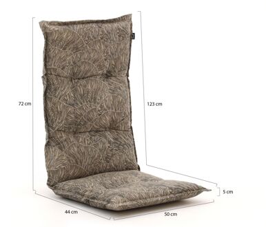 Hartman tuinkussen hoge rug 123x50cm - Laagste prijsgarantie! Wit