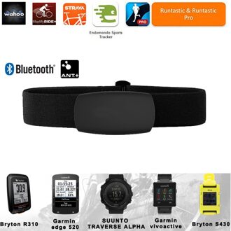 Hartslagmeter Borstband Riem Bluetooth 4.0 ANT Smart Sensor Outdoor Fitness Apparatuur Band voor Wahoo Polar Garmin Horloge
