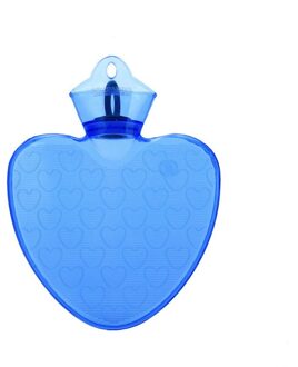 Hartvorm pvc warmwaterkruik blauw