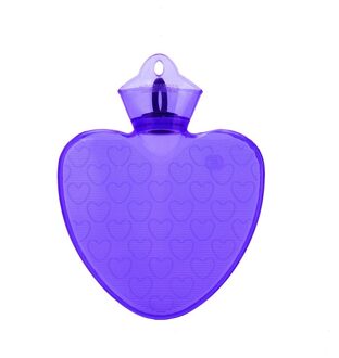 Hartvorm pvc warmwaterkruik paars