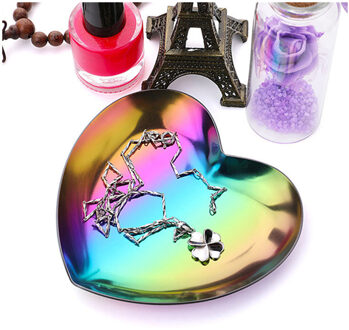 Hartvormige Opslag Lade Voor Fruit Sieraden Voedsel Behoud Display Lade Keuken Home Decor Accessoires Opslag Dienblad kleur