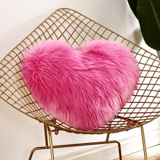 Hartvormige Sierkussen Kussen Pluche Kussens Thuis Sofa Decoratie Coussin Decoratif Funda Cojin Decoratieve Kussensloop B