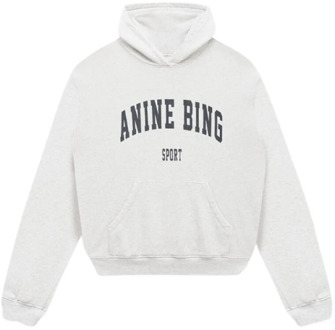 Harvey Hoodie Sweatshirt Anine Bing , Gray , Dames - Xl,L,M,S,Xs