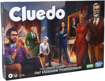 Hasbro Cluedo gezelschapsspel - familiespel - bordspel - 2 tot 6 spelers Multi