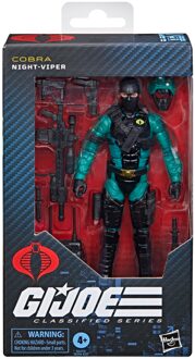 Hasbro G.I. Joe Classified Series 187, Night-Viper, 6” Action Figure