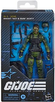 Hasbro G.I. Joe Classified Series 188, Brent “Hit & Run” Scott, 6” Action Figure