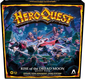 Hasbro HeroQuest Board Game Expansion Rise of the Dread Moon Quest Pack *English Version