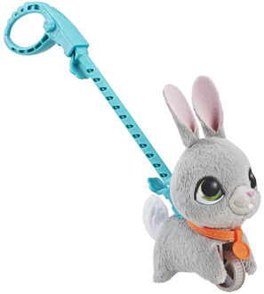 Hasbro Konijn Met Riem Walkalots Lil Wags 12 Cm Grijs
