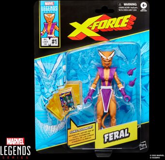 Hasbro Marvel Legends Series Feral, X-Force and X-Men Comics-Inspired Action Figure