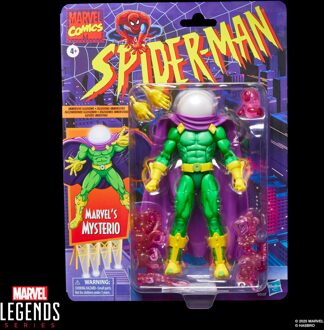 Hasbro Marvel Legends Series Marvel's Mysterio, Retro Spider-Man Action Figure