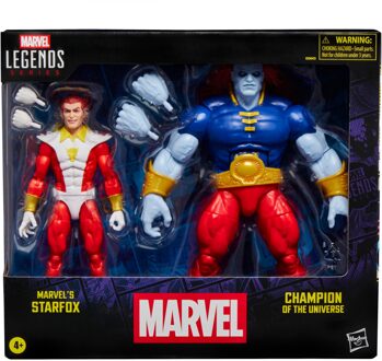 Hasbro Marvel Legends Series Marvel’s Starfox & Champion of the Universe, Two 6  Action Figures