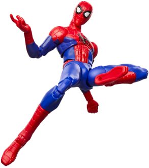 Hasbro Marvel Legends Series Peter Parker, Spider-Man: Into the Spider-Verse Collectible Action Figure (6”)