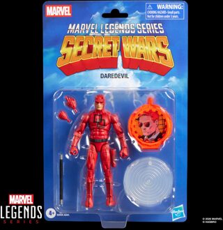 Hasbro Marvel Legends Series Secret Wars Daredevil, Retro Marvel Comics Collectible Action Figure (6”)