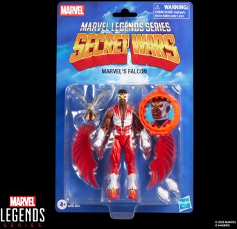 Hasbro Marvel Legends Series Secret Wars Marvel’s Falcon, Retro Captain America Comics Collectible Action Figure (6”)