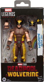 Hasbro Marvel Legends Series Wolverine (Brown Suit), Marvel Studios' Deadpool & Wolverine 6  Action Figure