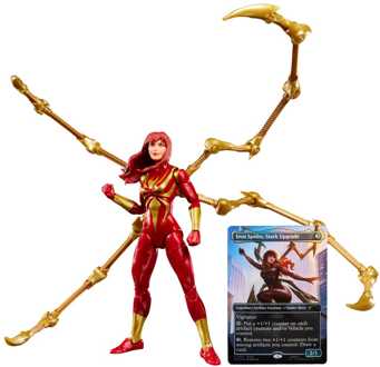 Hasbro Marvel Legends Spider-Man x Magic: The Gathering Mary Jane Iron Spider 6  Action Figure & Trading Card